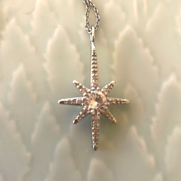 Brilliant Silver & Crystal Necklace - Picture 3 of 5